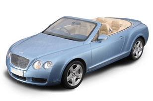 A Bentley GTC - convertible bentley for rent